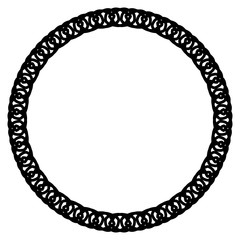 Rounded frame simple black white stamp put text decor vintage theme simple single. Part Art web sign lace icon style copy space blank empty card label badge Kite rays oval wave curl shape swirl lines