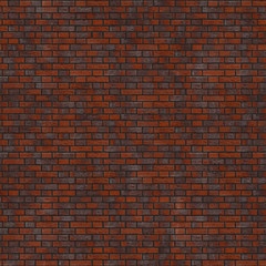 Seamless texture of clinker brick wall flemish bond. Stuttgart. Germany.