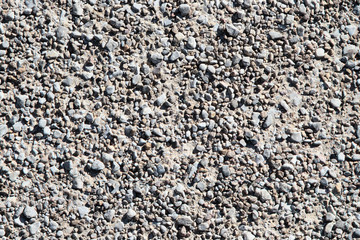 Seamless gray gravel texture. Livorno. Italy.