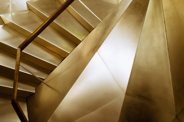 Modern style metal staircase