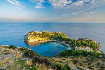 Overlooking Anthony Quinn Bay Rhodes