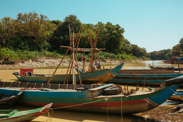 Floating Village in Cambodia Kampong Phluk Pean Bang, Tonle Sap Lake