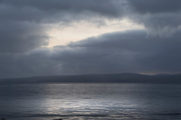moody sky scape in Scotland