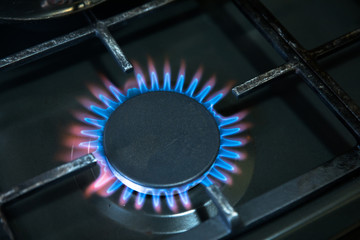 gas in kitchen