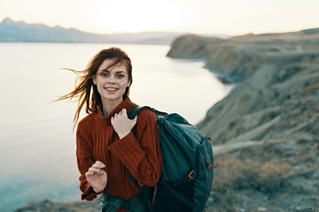 young woman on the beach