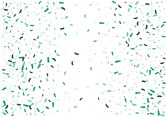 Festive color ribbon confetti background. Abstract frame confetti texture for holiday, postcard, poster, website, carnivals, birthday and children's parties. Cover confetti mock-up. Wedding card