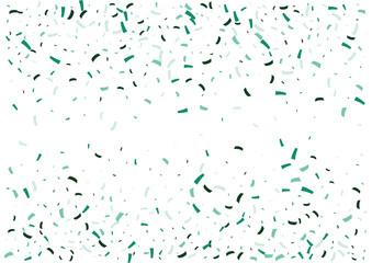 Festive color ribbon confetti background. Abstract frame confetti texture for holiday, postcard, poster, website, carnivals, birthday and children's parties. Cover confetti mock-up. Wedding card