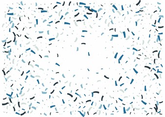 Festive color ribbon confetti background. Abstract frame confetti texture for holiday, postcard, poster, website, carnivals, birthday and children's parties. Cover confetti mock-up. Wedding card