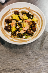 Fried Brussels sprouts Salad