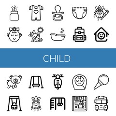 child icon set