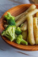 Obraz na płótnie Canvas Gluten Free Broccoli Fries