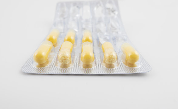 Gelbe Tabletten