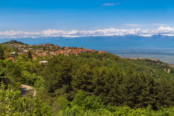 Panoramic view of Sighnaghi