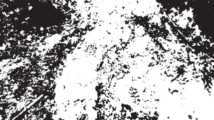 Obraz premium Black and white vintage grunge futuristic background. Suitable to create unique overlay textures with the effect of scratching, breaking, antiquity and old materials.