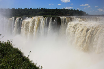 View of the Iguazu Falls, Argentina