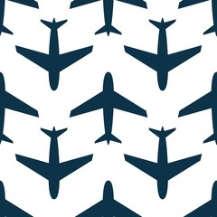 airplane, vector seamless pattern, Editable can be used for web page backgrounds, pattern fills