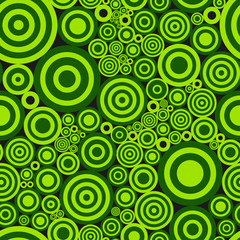 Seamless abstract print with circles. Vector illustration.