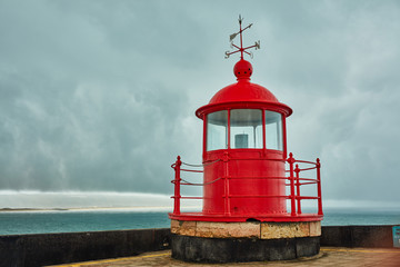 lighthouse at sunset