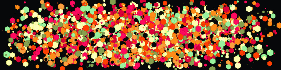 Colorful Universe Distribution Computational Generative Art background illustration
