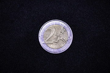 Coin 2 Euro Currency Metal Europe