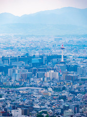 A view of the city near Kyoto Station
