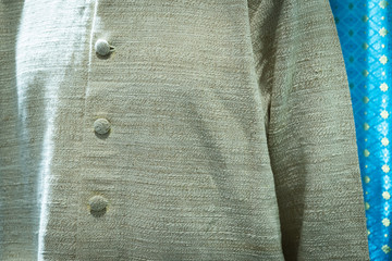 Men's shirts are made from hand-woven cotton.