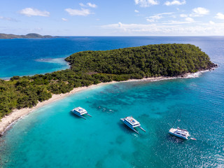 Culebra Puerto Rico Aerial Drone Photo Cayo Luis Pena