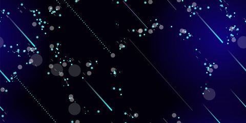 Fototapeta premium Fast Effect. Motion Neon. Seamless Pattern. Glitch