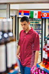 Teenager shopping