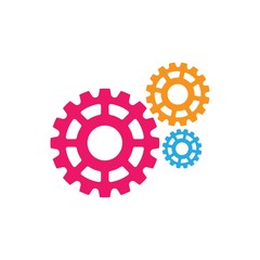 Gear logo vector icon