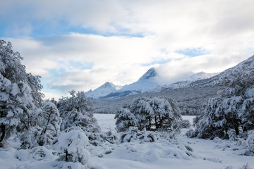 Sunset in the Ushuaia Valley