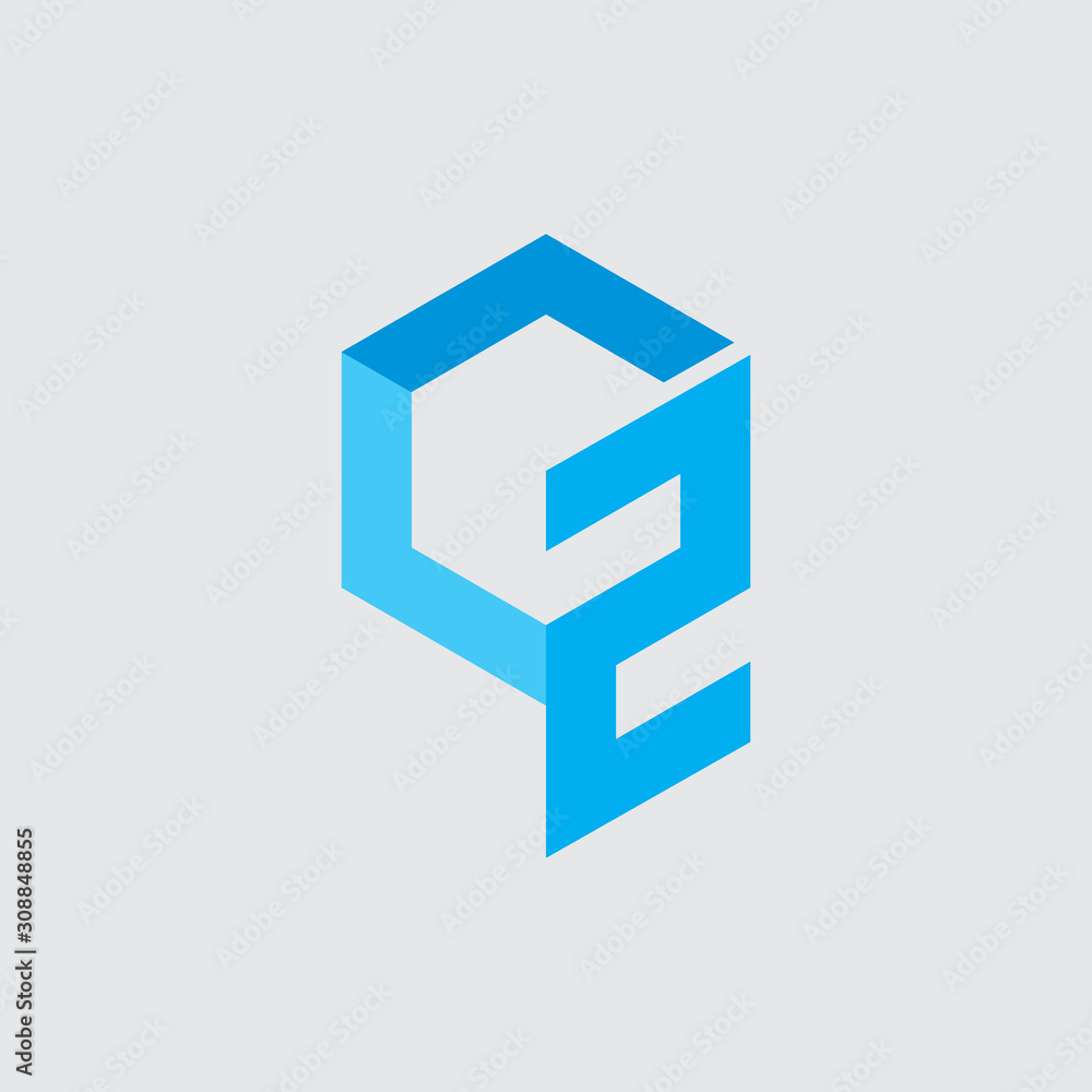 Sticker g2 square logo