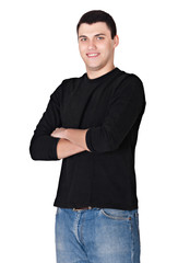Fototapeta premium young man casual dressed