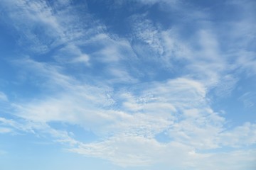 Obraz premium Blue sky with clouds