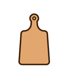 Cutting Board icon vector On White Background