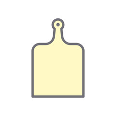 Cutting Board icon vector On White Background