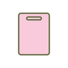 Cutting Board icon vector On White Background