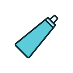 Toothpaste icon vector design templates