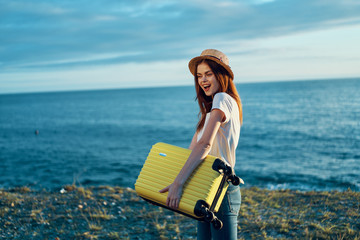 beautiful woman  luxury of nature