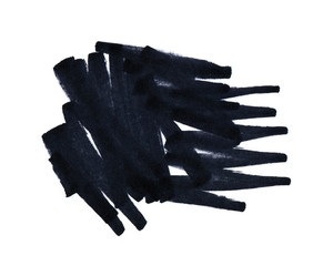 high quality black permanent marker graphic element isolated 