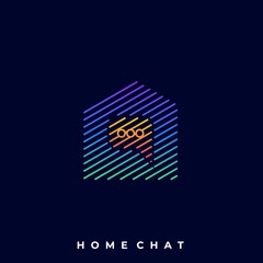 Home Chat Illustration Vector Template