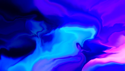 Abstract blue marble, Watercolour liquid fluid texture, Marbling background design for banner and digital painting wallpaper	