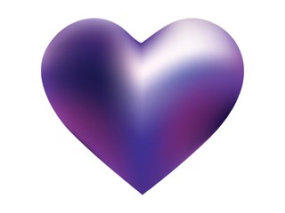 Colored background in the form of a heart.