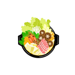 鍋,おなべ,お鍋,鍋料理,水炊き,日本,料理,食事,しいたけ,えび