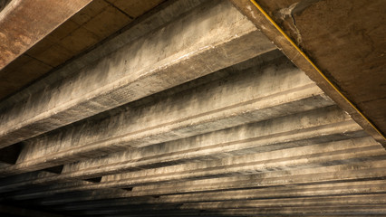 Old concret with light and shadow concept.