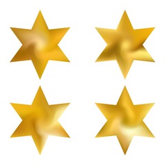 Kit of hexagram gradient backgrounds.