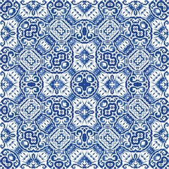 Decorative color ceramic azulejo tiles.