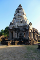 Phanom-wan castle is Khmer architecture art in Khmer civilization period about Buddhist century 16-17, Nakhon-rat-cha-sima province Thailand.