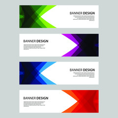 Fototapeta premium Vector Abstract design banner web template