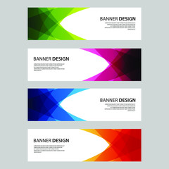 Vector Abstract design banner web template